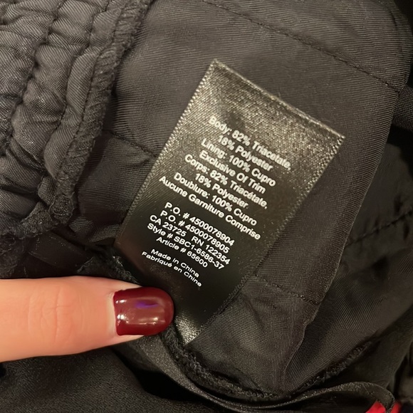 Aritzia Babaton Black with Green Strip Track Pants Size XXS - Picture 8 of 10